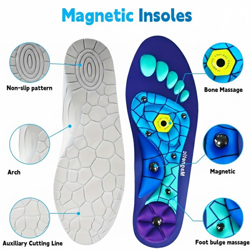 Magnetic acupressure shoe - magnetic,