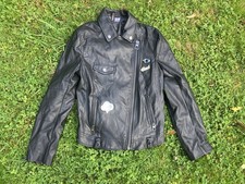 Girls Black Leather Jacket