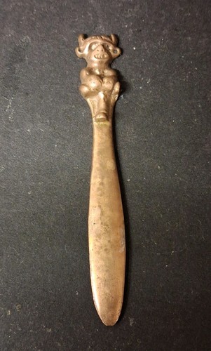 Vintage brass lincoln imp - brass,