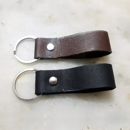 Leather strap loop - strap, chain