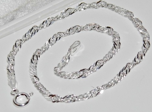 Sterling silver fancy anklet - fancy,