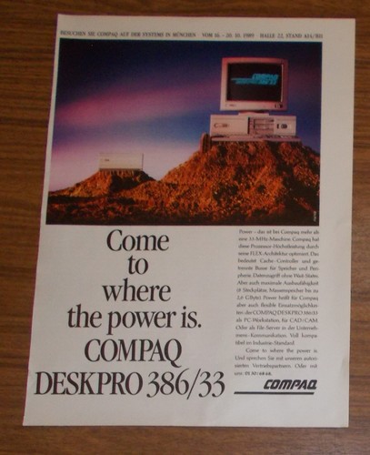 Rare advertising compaq - rare,