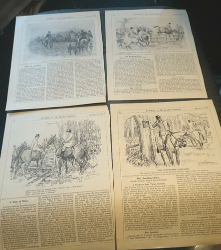 Antique prints from - , punch
