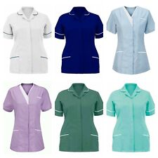 Ladies Short Sleeve V Neck