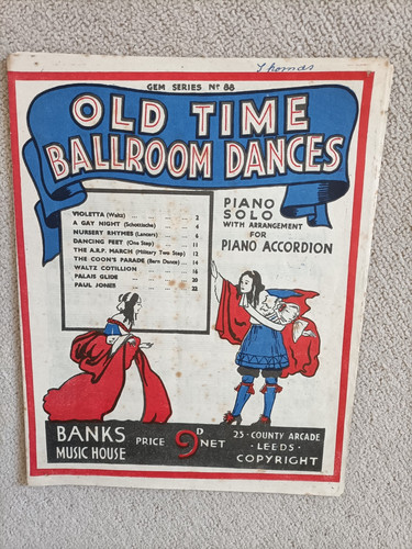Vintage sheet music old - music,