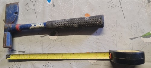 Vintage roofing hammer nail