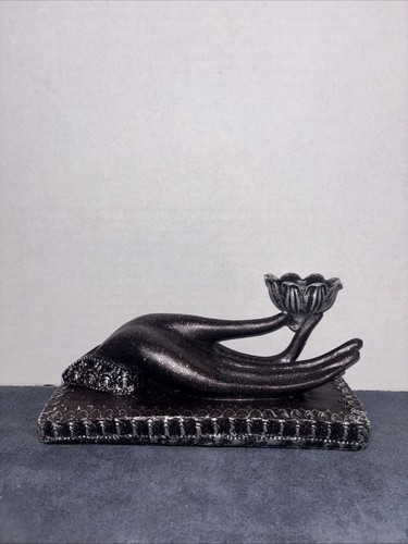 Lotus hand candle holder - hand,