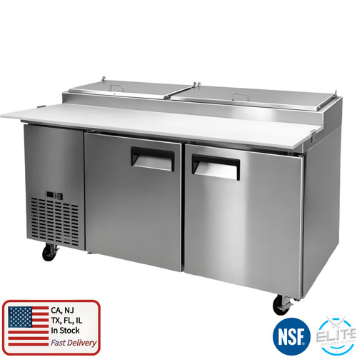 Refrigerated pizza prep - refrigerated,