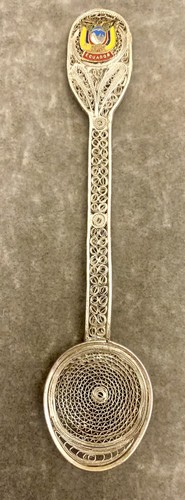 Vintage ecuador souvenir spoon - ecuador,