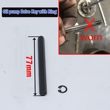 Oil Pump Hex Drive Key Balance Shaft 77mm+ Securing Ring For VW Passat 3B 2.0TDI