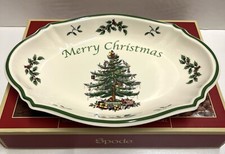 Spode christmas tree tray - spode,
