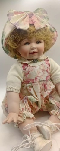 Vintage porcelain doll - vintage,