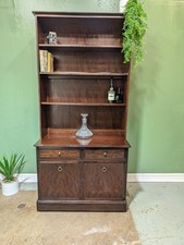 Vintage Stag Minstrel Welsh Dresser Mahogany Sideboard Display Cabinet