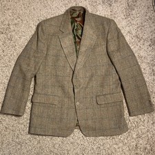 Vtg Breanish Tweed Blazer Isle