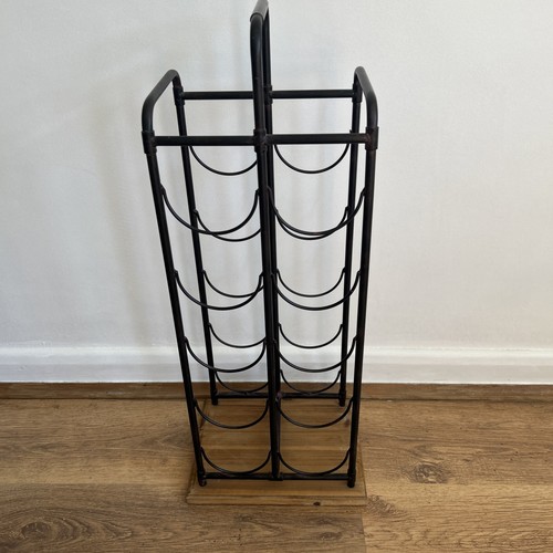 Black wrought iron bottle - wrought,