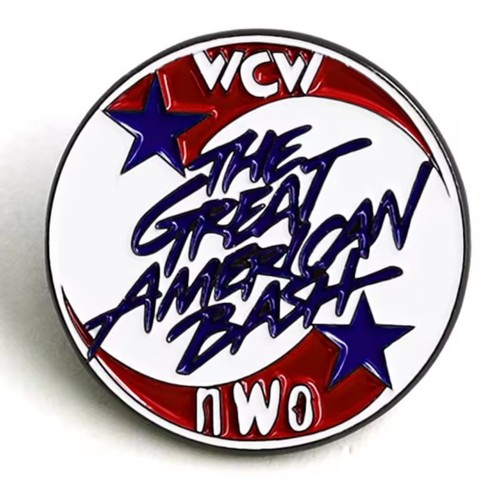 Wrestling metal enamel pin - metal,