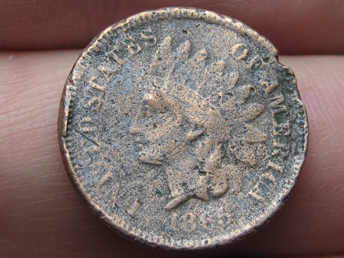 1865 indian head - head, cent