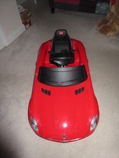 Rastar Baby Mercedes-Benz SLS Electric Ride on red car Number 52830 (6V 500mA)