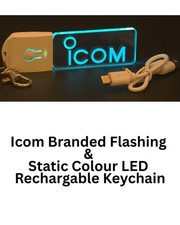 Icom Flashing Keychain Static