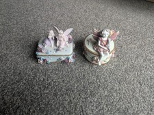 2 x Fairy Trinket Boxes ( 1 is