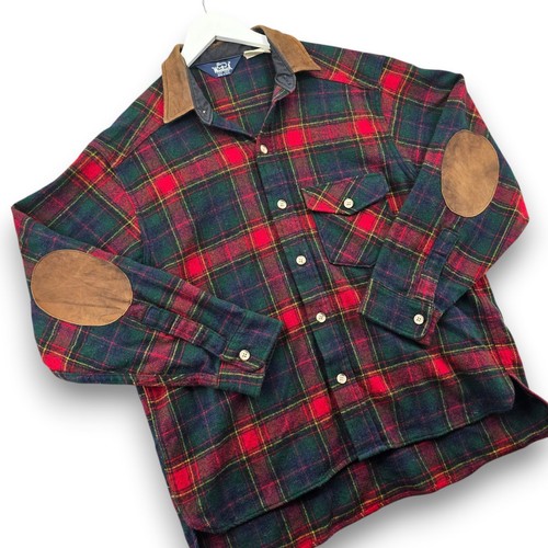 Vtg woolrich wool shirt jacket - woolrich,