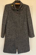 Benetton Herringbone Coat Wool