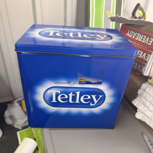 Tetley blue metal - blue,