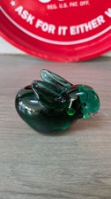 Vintage Petite Green Glass