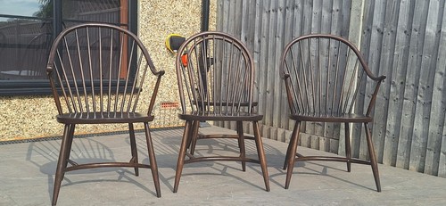 Vintage ercol latimer chairs - vintage,
