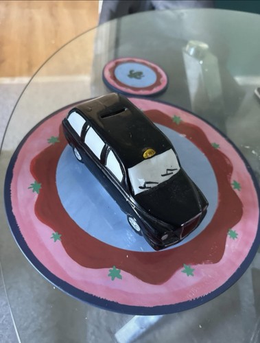 Vintage ceramic black london - ceramic,