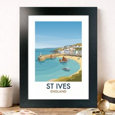 St Ives, England Travel Poster