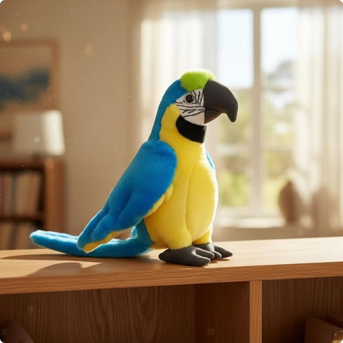 Parrot plush doll soft - parrot, plushie