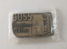 Vintage 1980s GOSS Headliner