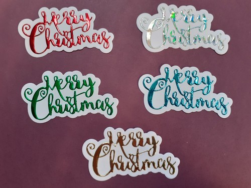 Merry christmas sentiment die - ,