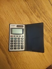 Casio Pocket Calculator Solar Powered HS-85TE-S-UH