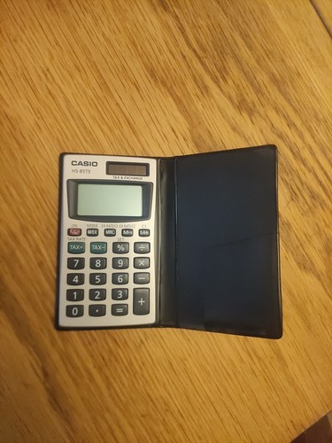 Casio pocket calculator solar - calculator,