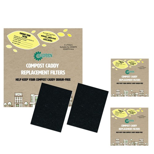 Compost caddy spare filters - spare,