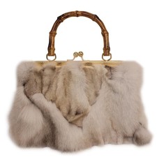 Real Fox Fur Handbag –