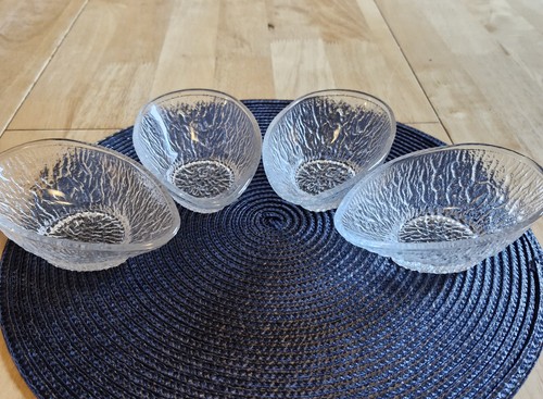 Vintage glass avocado dishes - vintage,