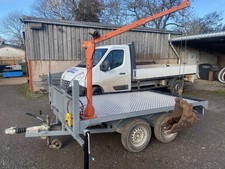 Flatbed Goods Trailer With Crane 12v PRICE INCLUDES VAT!!