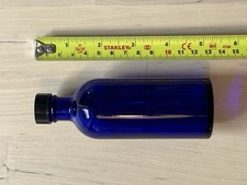 Cobalt Blue Glass Bottle with