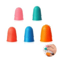 5PCS Rubber Finger Thimbles