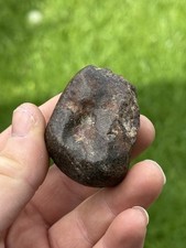 Meteorite fusion crust - meteorite,