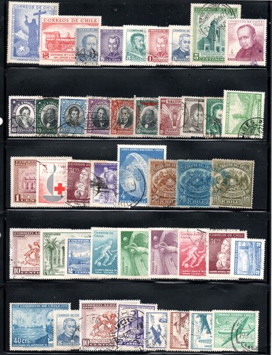 Chile stamps lot lote - chile,,