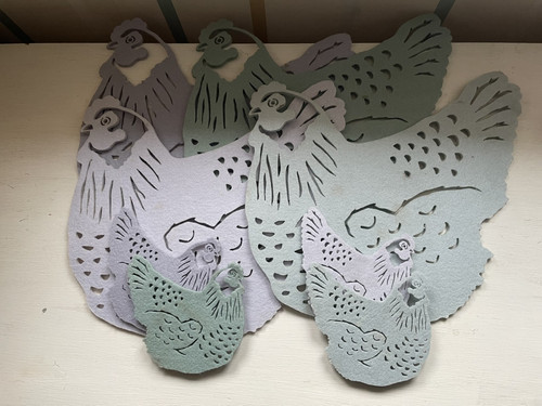 Laura ashley felt chicken - ashley, 4
