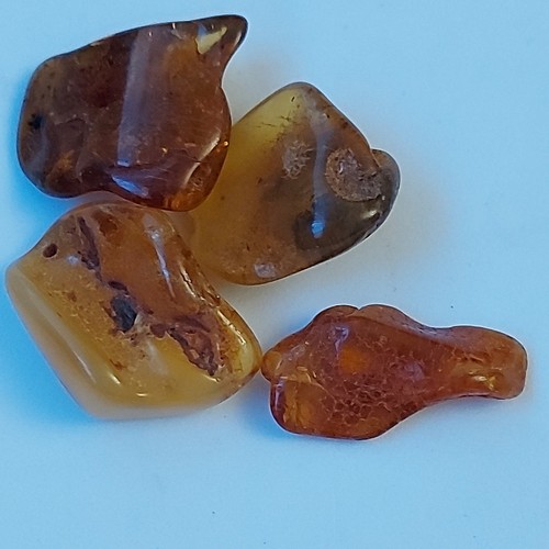 Amber peices 6g - x4,