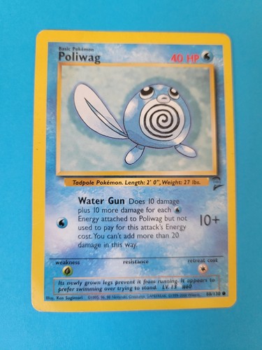 Pokemon tcg 1995 poliwag - pokemon,