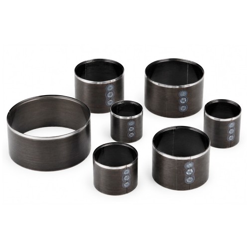Leather cutting die set - set, 7pc