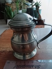Thomas E Williams English Pewter Tankard with Lid - Made in Birmingham 