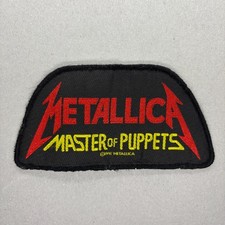 Metallica Patch Master of Puppets 1991 Vintage Sew On Thrash Metal